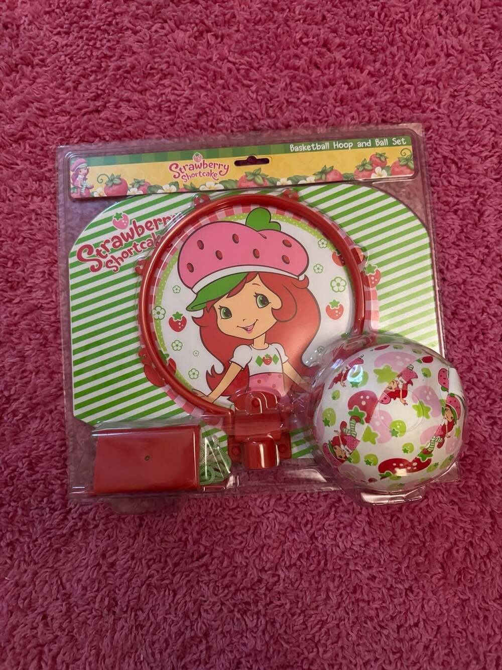 Strawberry Shortcake Basketball Hoop and Ball Set